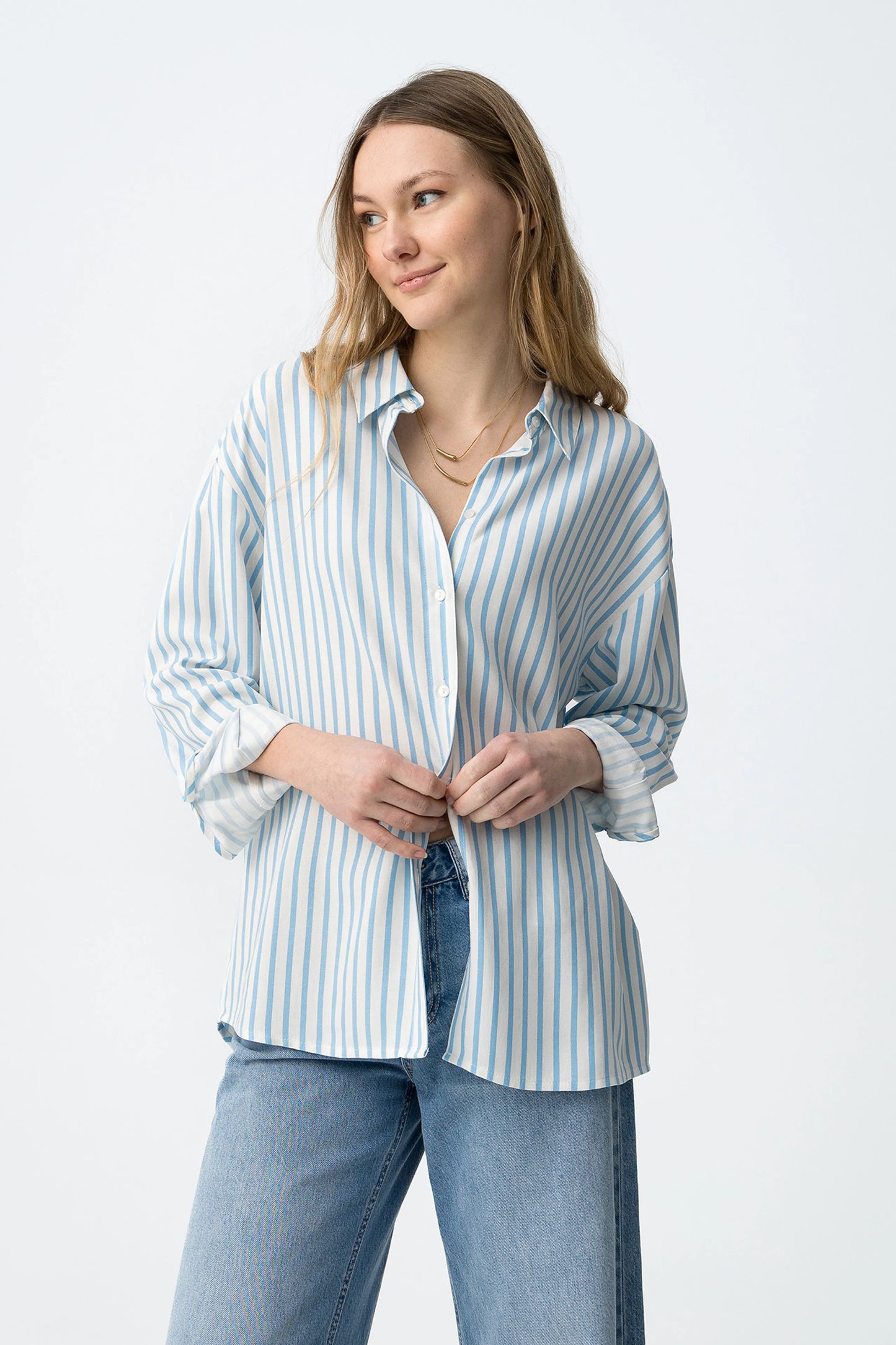 Camisa Tiffosi às Riscas Mulher