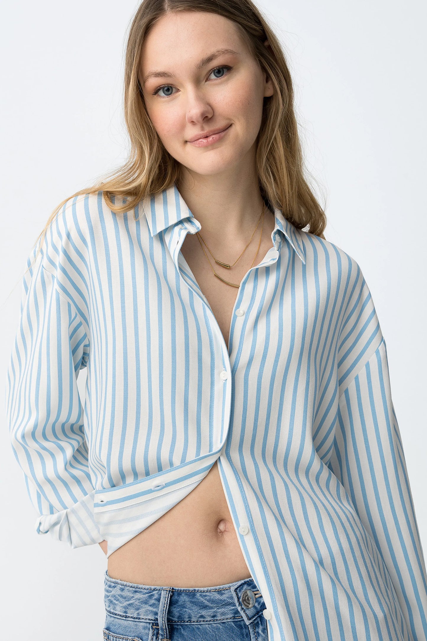 Camisa Tiffosi às Riscas Mulher