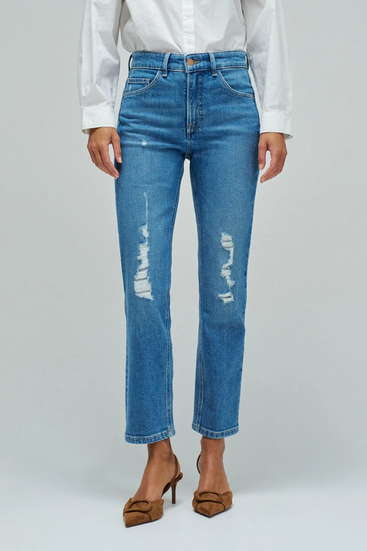 CALÇA Salsa Jeans FAITH – Push In | High Rise | Cropped Slim Leg