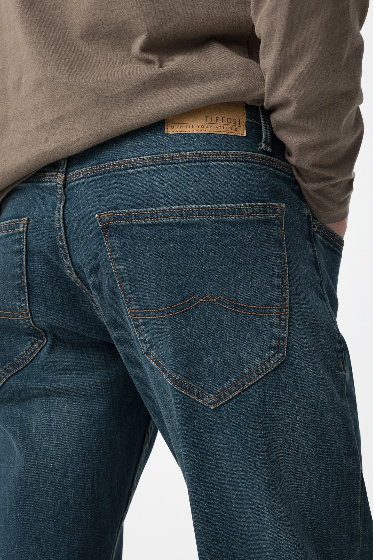 Jeans Tiffosi John Slim Straight Homem