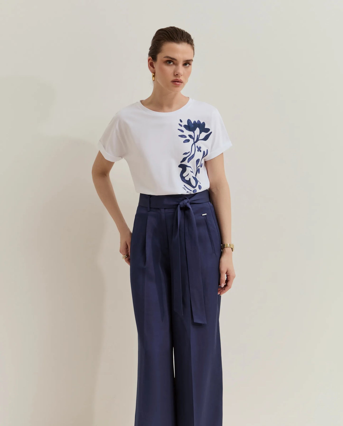 T-shirt Lion of Porches Mulher