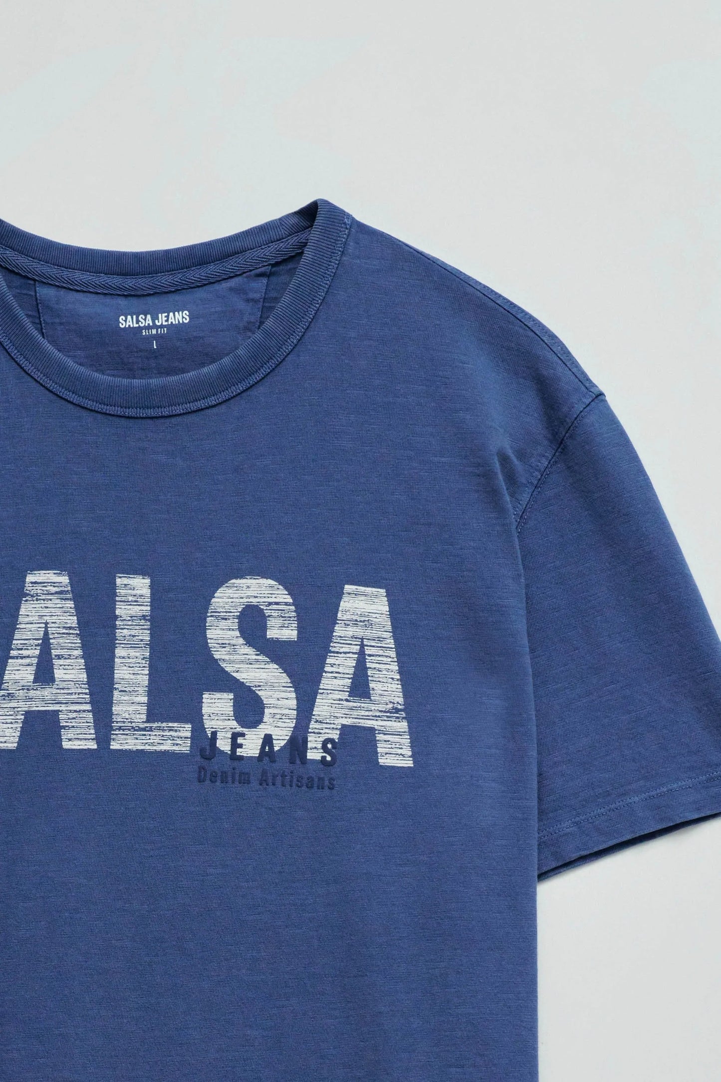 T-shirt Salsa Homem Azul