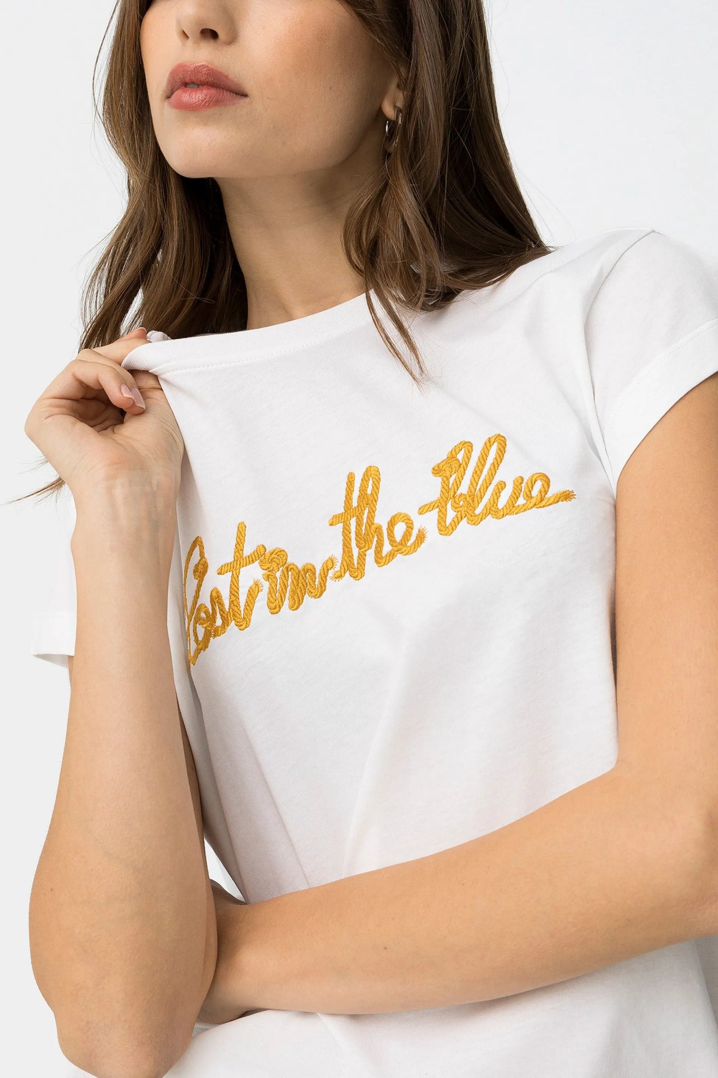 T-shirt Casual Tiffosi Hillary para Mulher