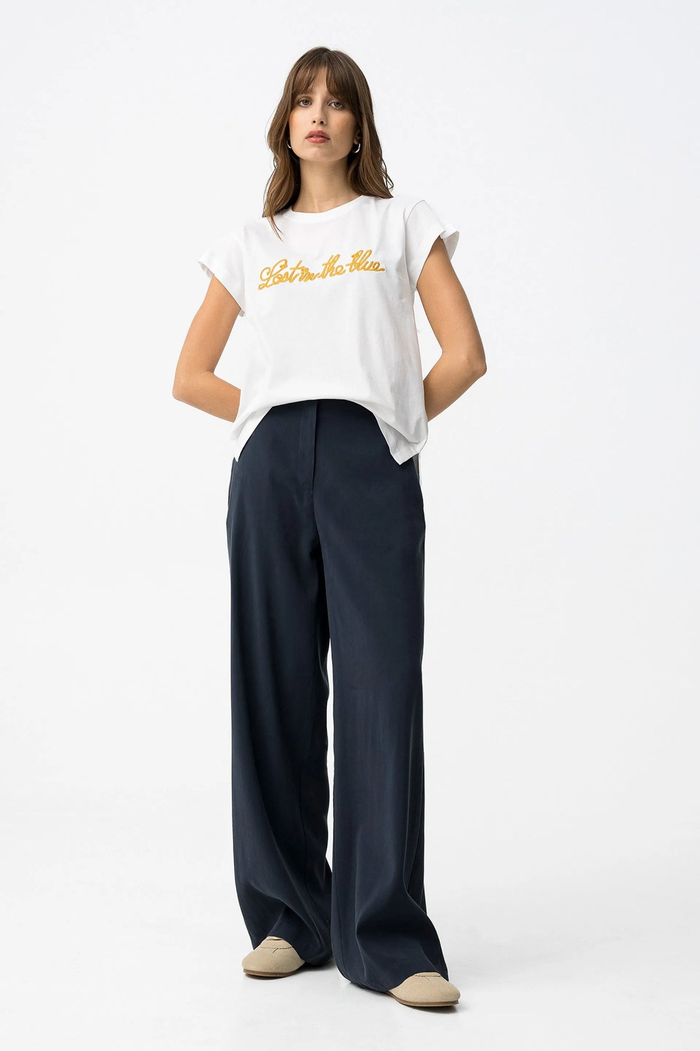 T-shirt Casual Tiffosi Hillary para Mulher