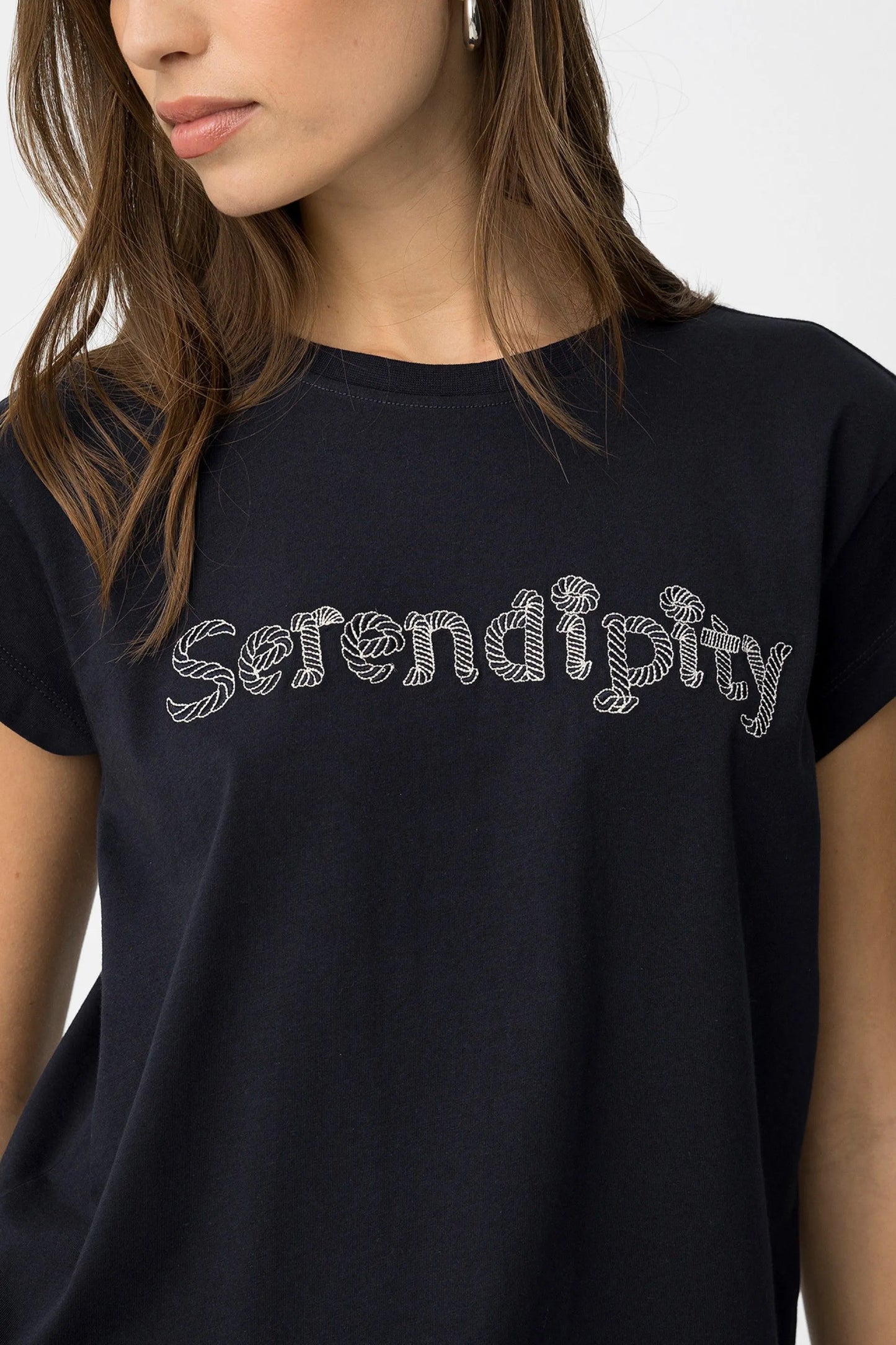 T-shirt Casual Tiffosi Hillary para Mulher
