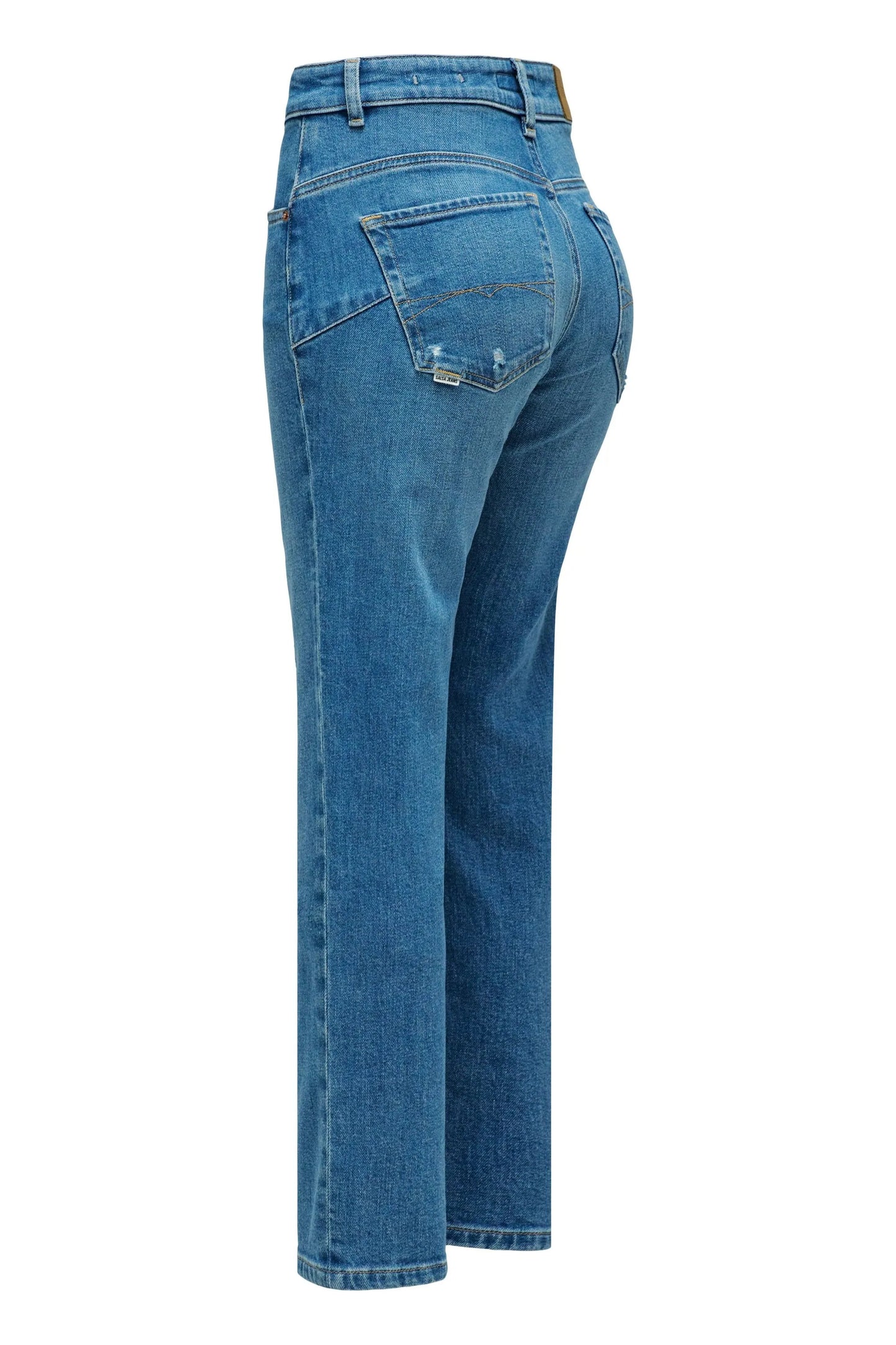 CALÇA Salsa Jeans FAITH – Push In | High Rise | Cropped Slim Leg