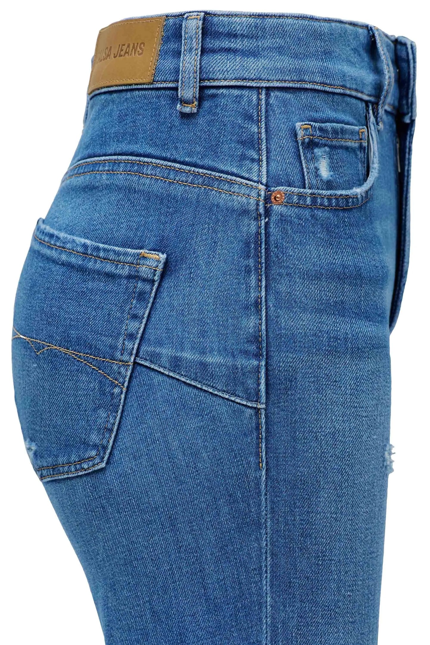 CALÇA JEANS FAITH PUSH IN CROPPED SLIM