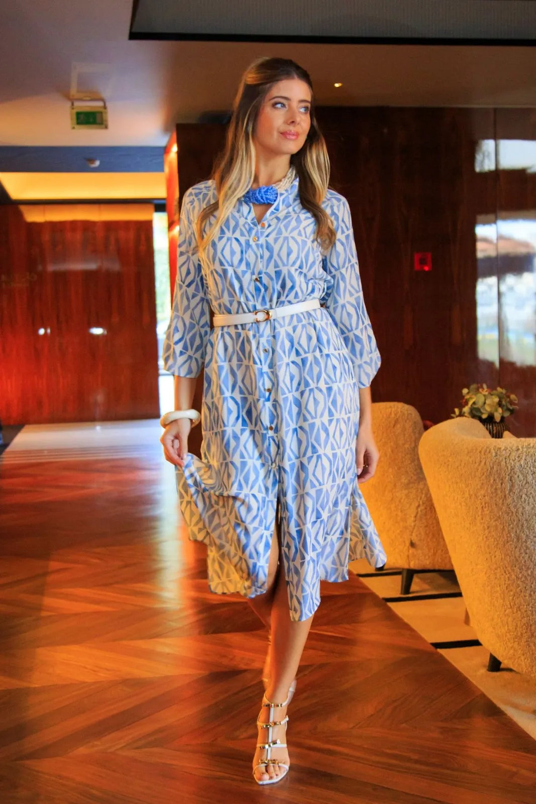 Vestido Camiseiro Silvina Campos