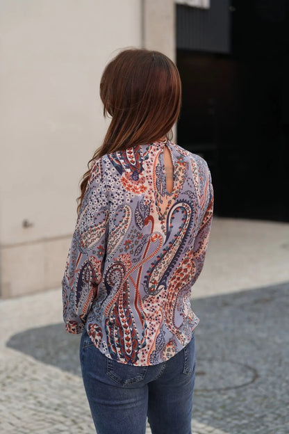 Túnica Estampada Silvina Campos