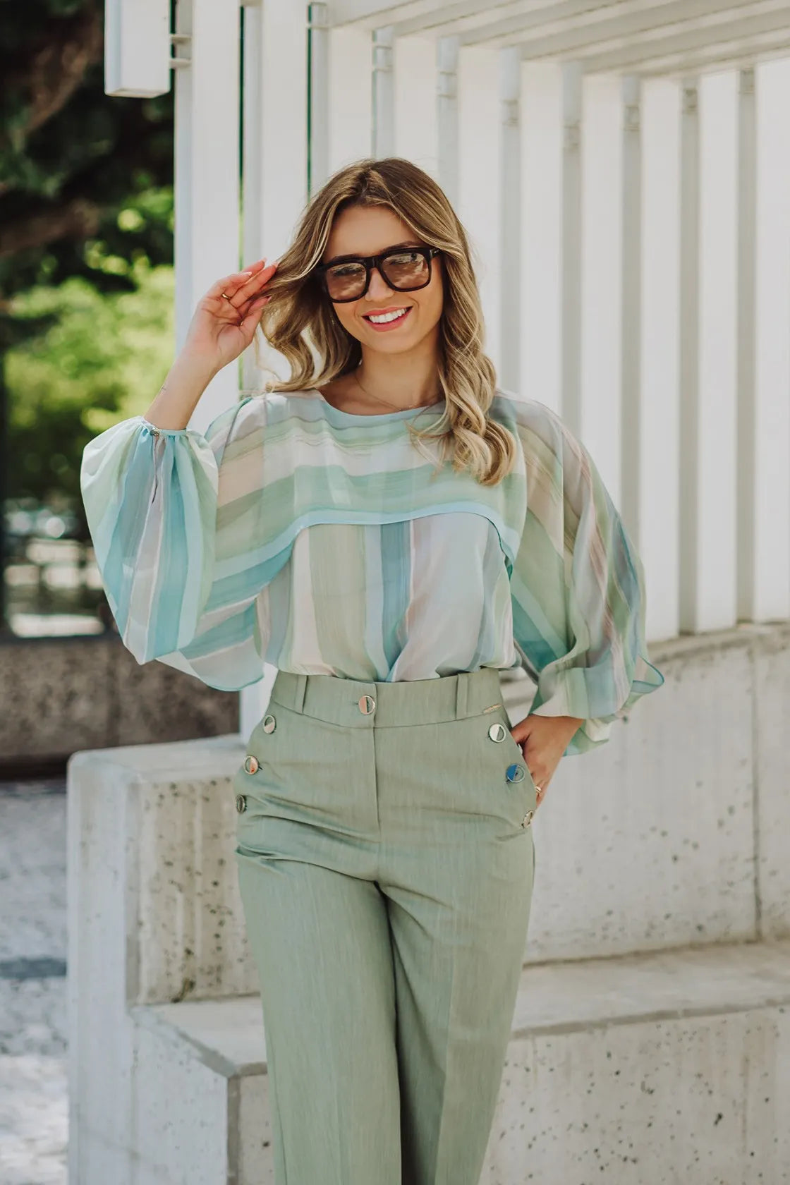 Túnica Silvina Campos Mulher Estampada