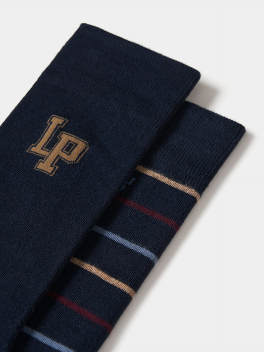 Meias Azul Escuro Lion of Porches