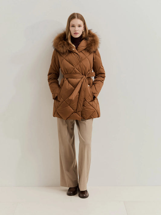 Blusão Lion of Porches acolchoado com capuz