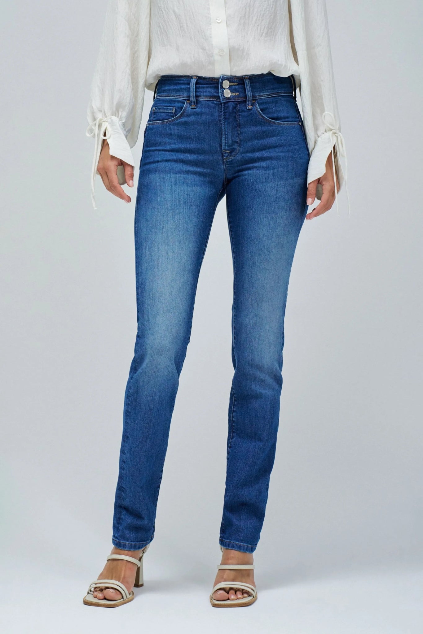 Jeans cintura média - Armanda Boutique