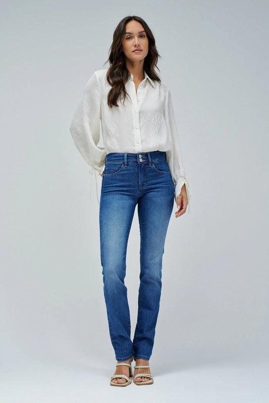 Jeans cintura média - Armanda Boutique