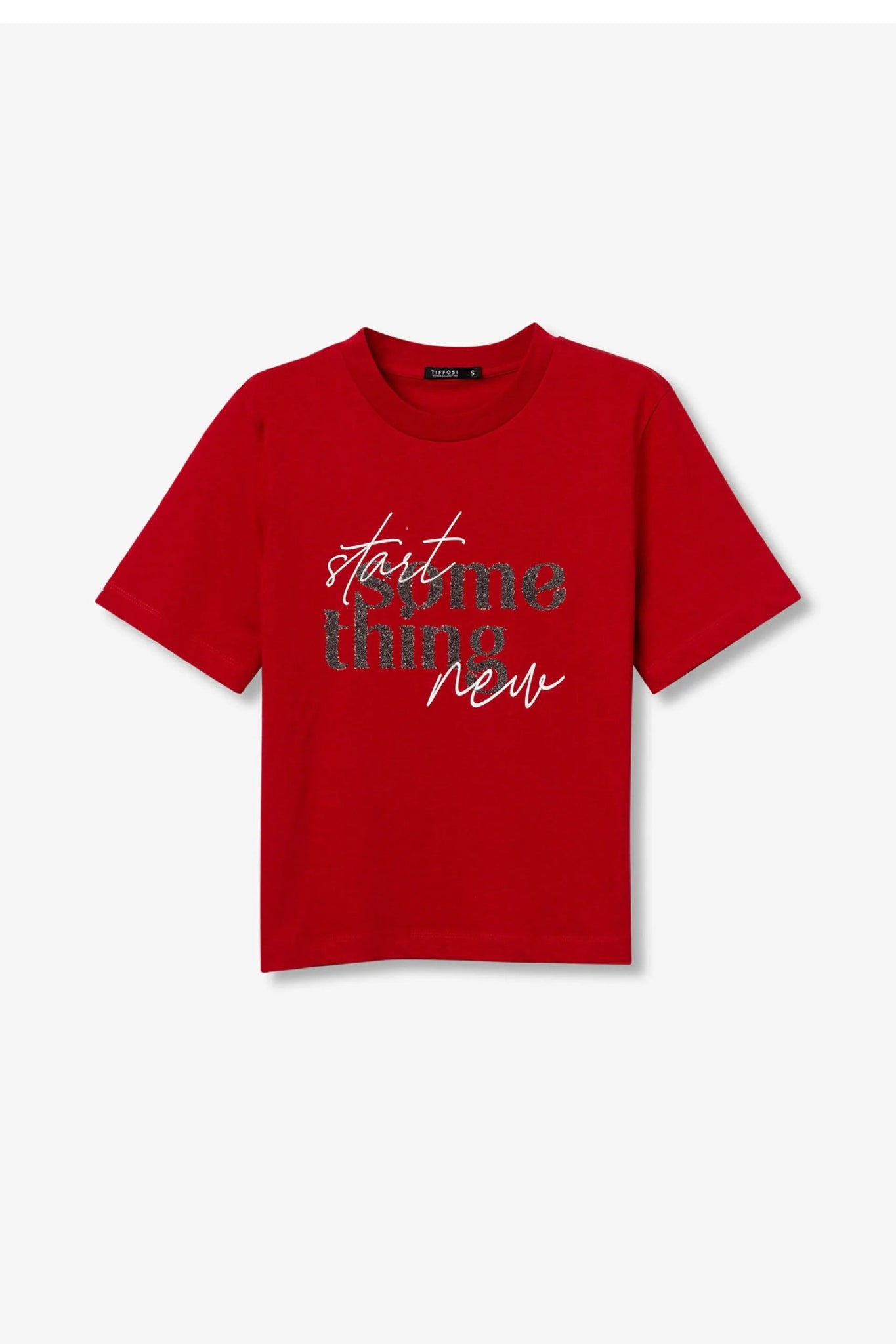 T-shirt Creme Tiffosi - Armanda Boutique