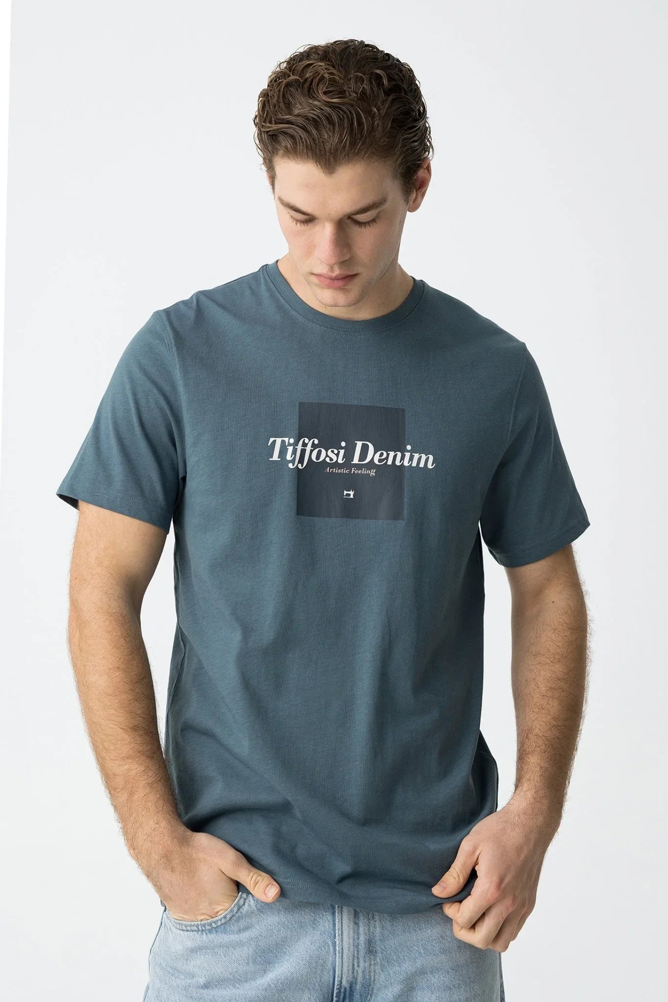 T-shirt Denim Tiffosi - Armanda Boutique