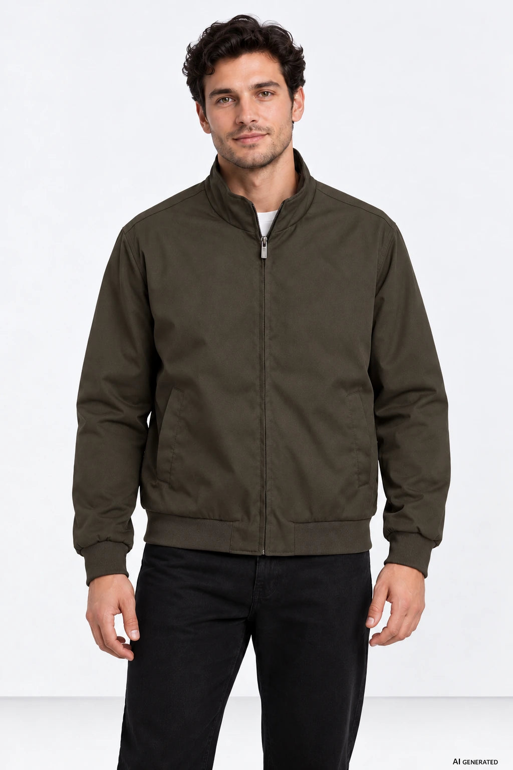 Casaco Tiffosi Penfield Homem — Porto Grey numa pessoa virtual adulta; imagem gerada por IA
