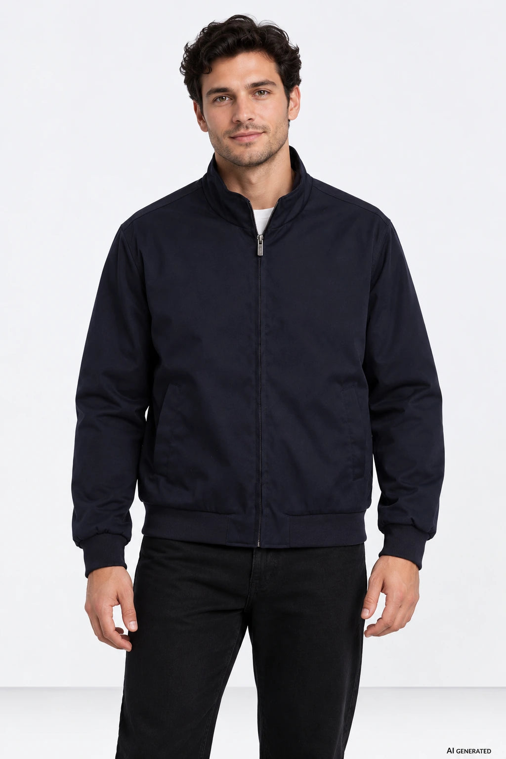 Casaco Tiffosi Penfield Homem — Twilight Blue numa pessoa virtual adulta; imagem gerada por IA