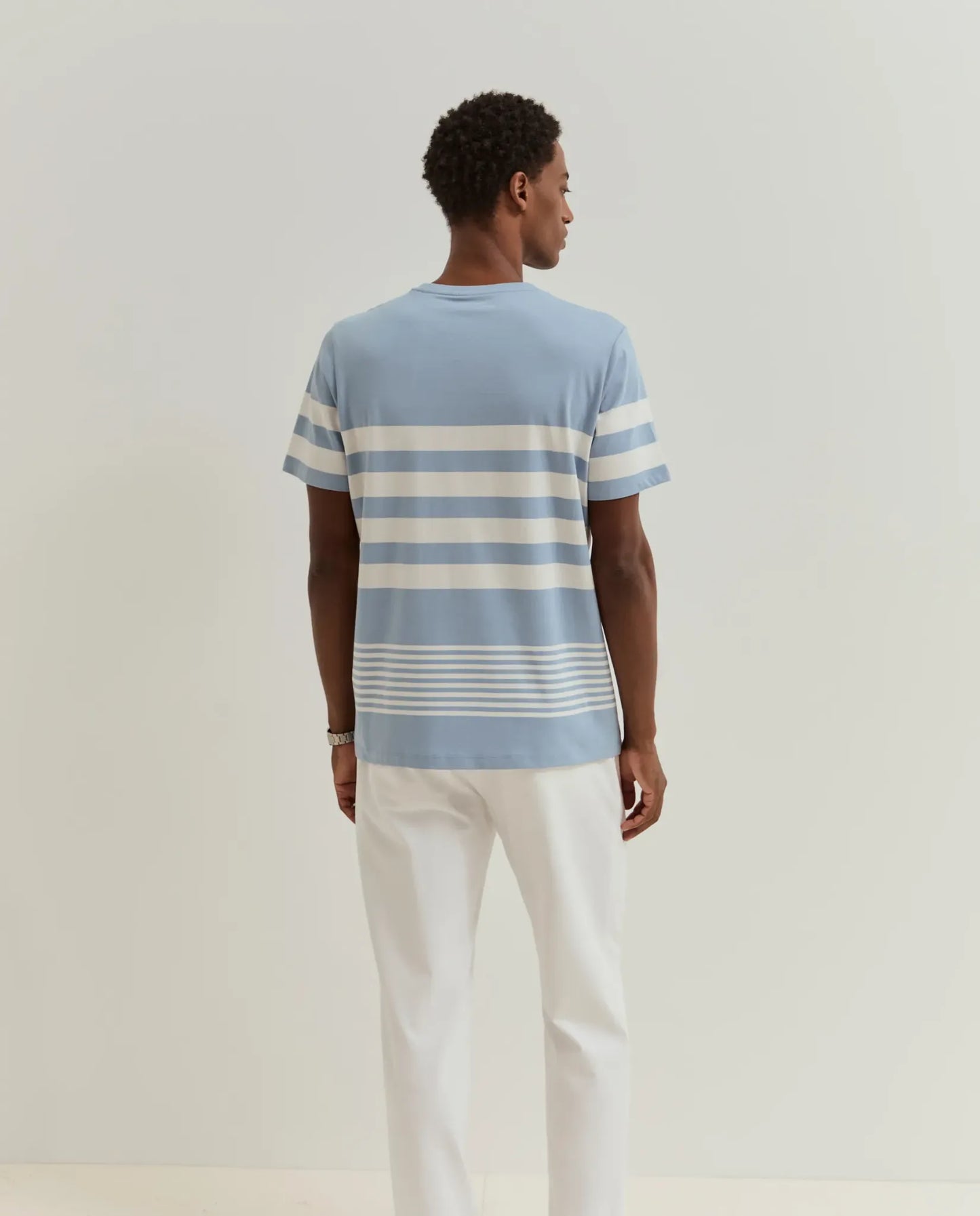 T-shirt Lion of Porches às riscas — costas